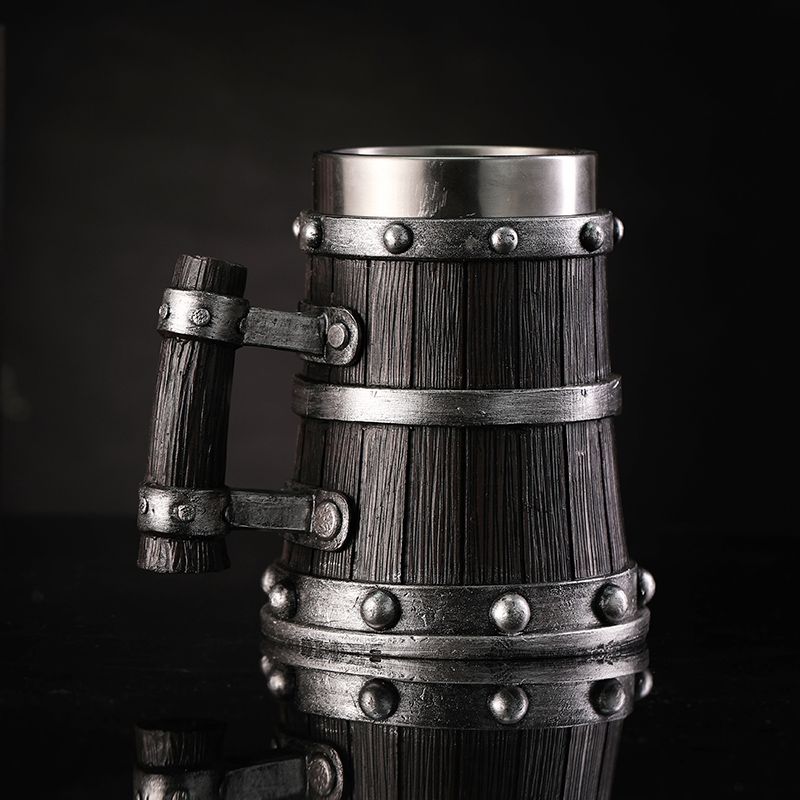 Woodworking Resin - Vaso de cerveza con efecto madera,